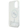 Karl Lagerfeld KLHMP16SLGKCSGH iPhone 16 6.1 hardcase transparent Liquid Glitter Karl&Choupette Head Magsafe